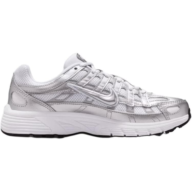 Кроссовки NIKE P 6000 Low Кроссовки для бега Серебристо-серый Белый Детский - изображение 2