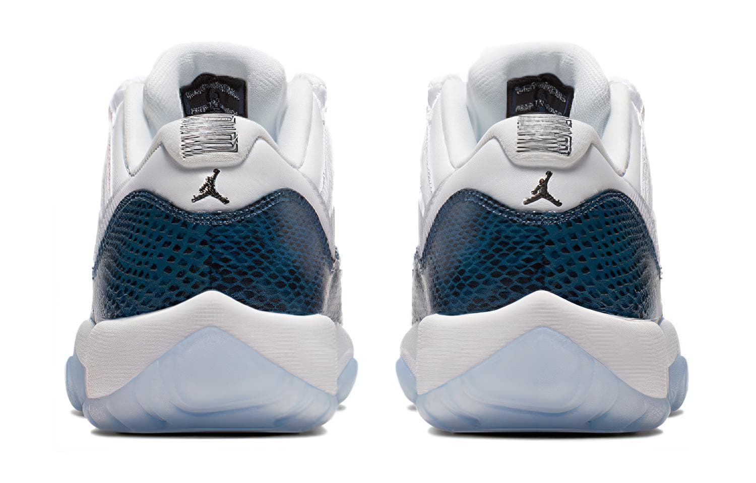 Кроссовки для баскетбола Jordan Air Jordan 11 Low "Navy Snakeskin" GS 2019 - изображение 4