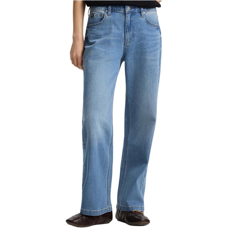 Джинсы Lee Medium Light Blue Women's Jeans Ли Медиум Светло-Синий Женские Джинсы - изображение 1