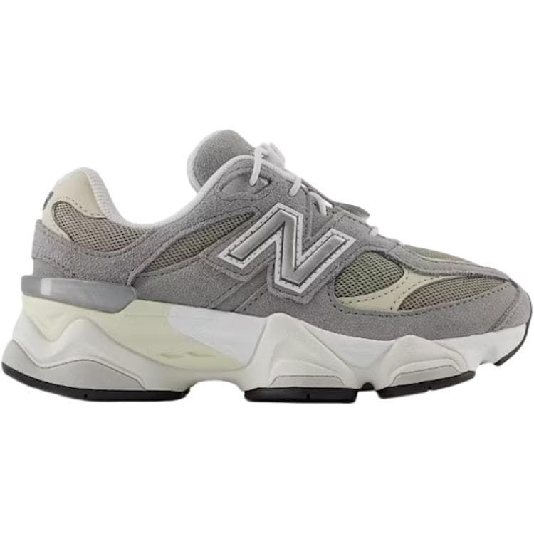 Кроссовки New Balance NB 9060 Устойчивый к истиранию Низкий верх Детская беговая обувь Серый Белый Детская - изображение 2