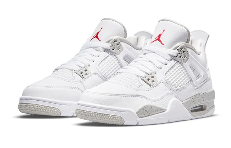 Кроссовки для баскетбола Jordan Air Jordan 4 Retro "Tech White" GS - изображение 7