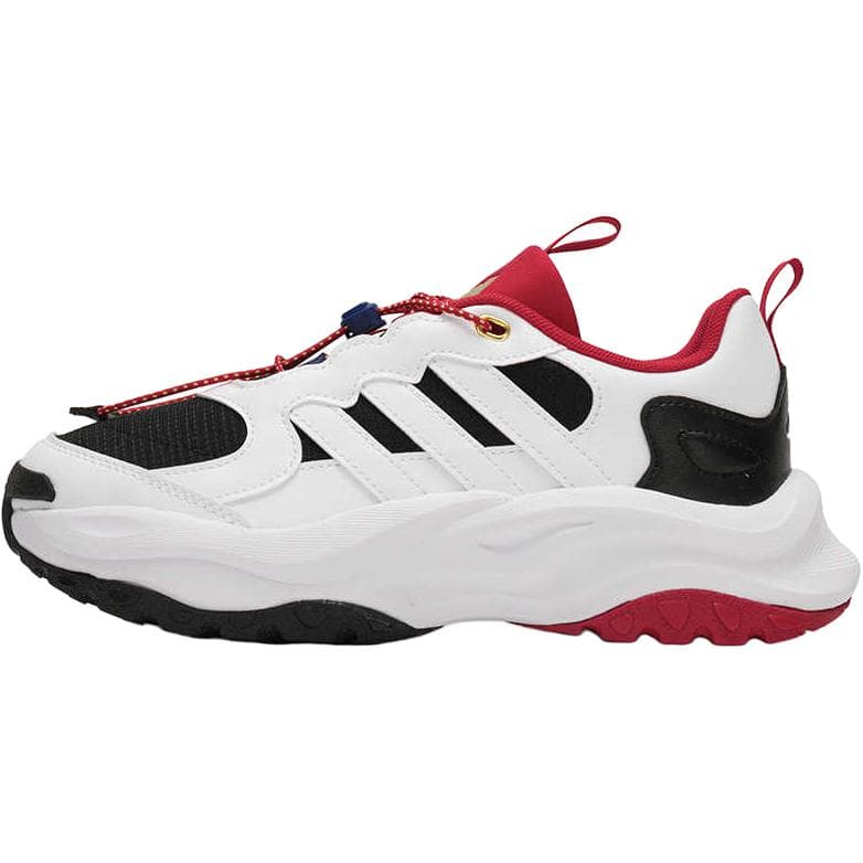 Кроссовки Adidas Maxxwavy Дышащие Низкие Кеды Детские Лайфстайл Обувь Белые Детские - изображение 1