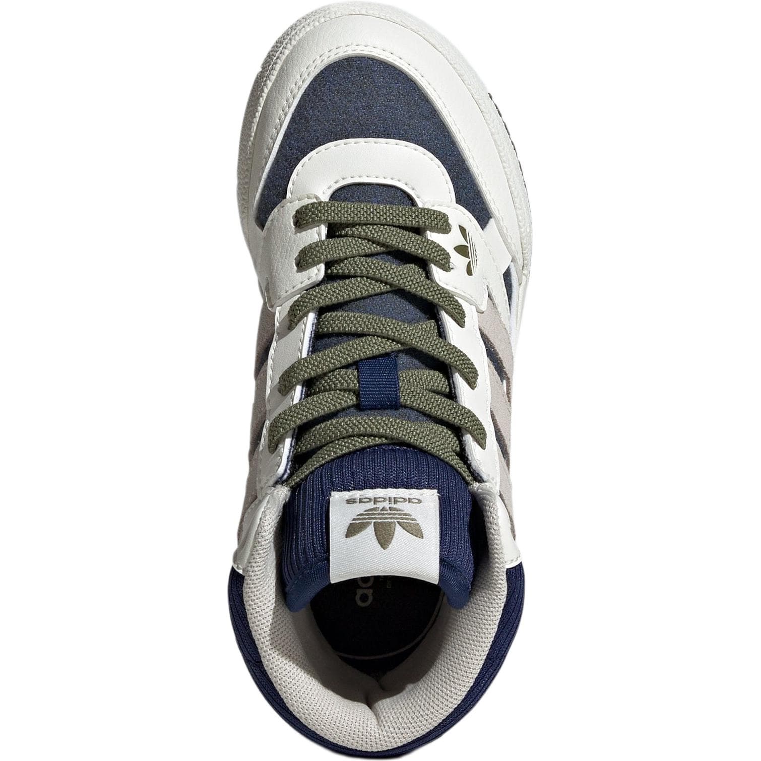 Кроссовки Adidas Originals DROP STEP SE Амортизация Износостойкие Высокие Кеды Детская Скейтбординг Обувь Белая Детская - изображение 5