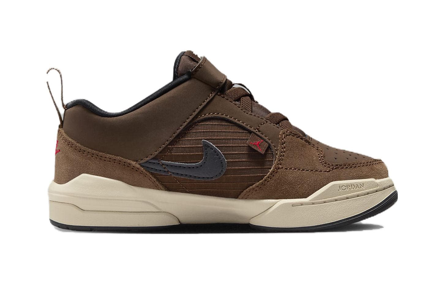 Кроссовки Jordan Air Jordan 1 Anti KICK Low Топ KIDS Lifestyle Shoes Коричневый Детские Возраст 3-7 лет - изображение 2