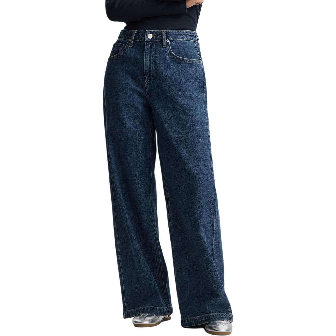 Джинсы Lee Medium Dark Blue Women's Jeans Ли Мид Темно-Синий Женские Джинсы - изображение 1