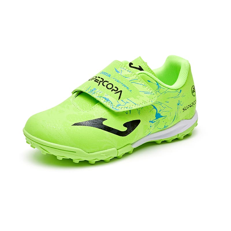 Бутсы Joma Синтетическая кожа Низкие футбольные бутсы для детей Неоновый зеленый - изображение 3