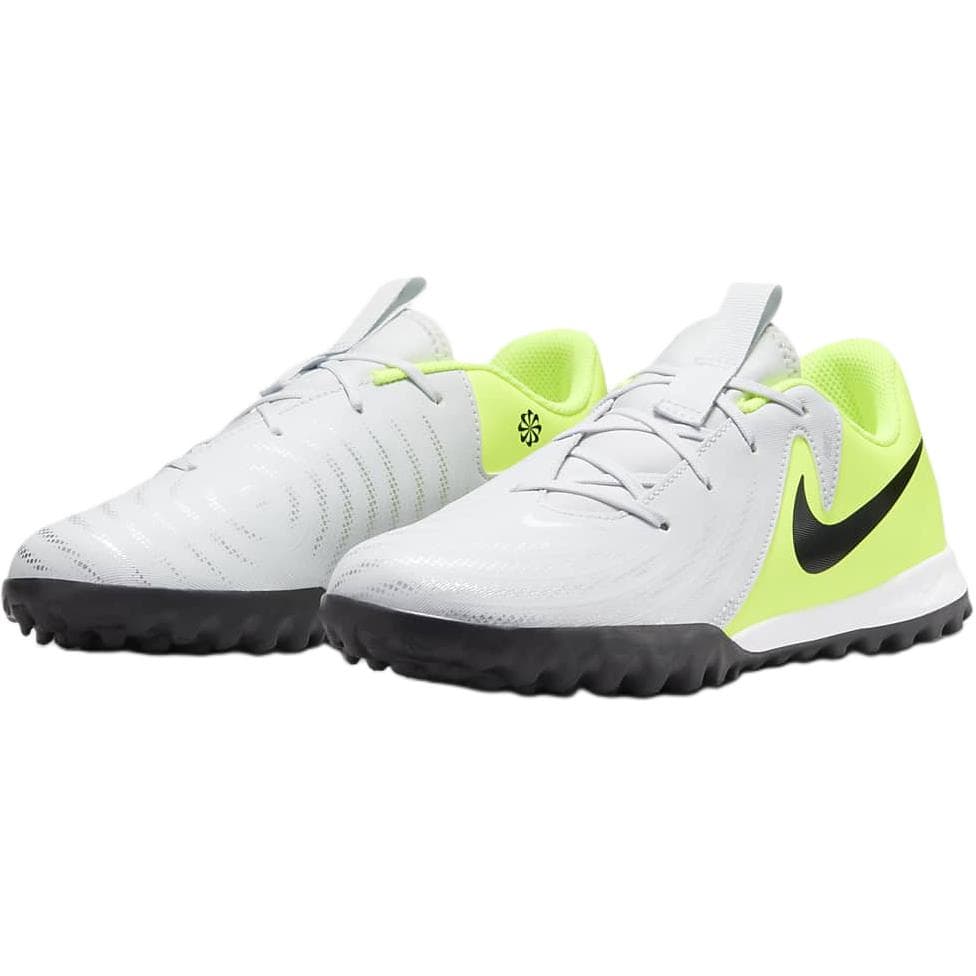 Бутсы Nike Jr. Phantom GX 2 Academy Low Топ Детские футбольные бутсы Серебристо-желтый Черный Детский - изображение 3