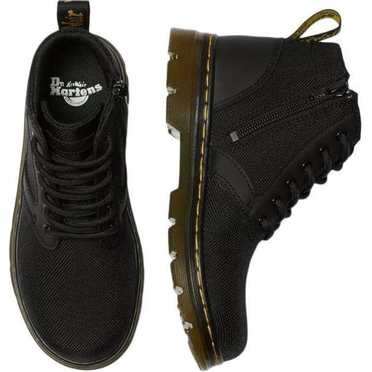 Dr.Martens противоскользящие устойчивые к истиранию детские ботинки черные для подростков - изображение 5