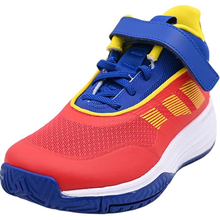 Кроссовки для баскетбола Adidas OwnTheGame Abrasion Resistant MID Топ Детские Баскетбольные Кроссовки Красный Синий Желтый Детский - изображение 4