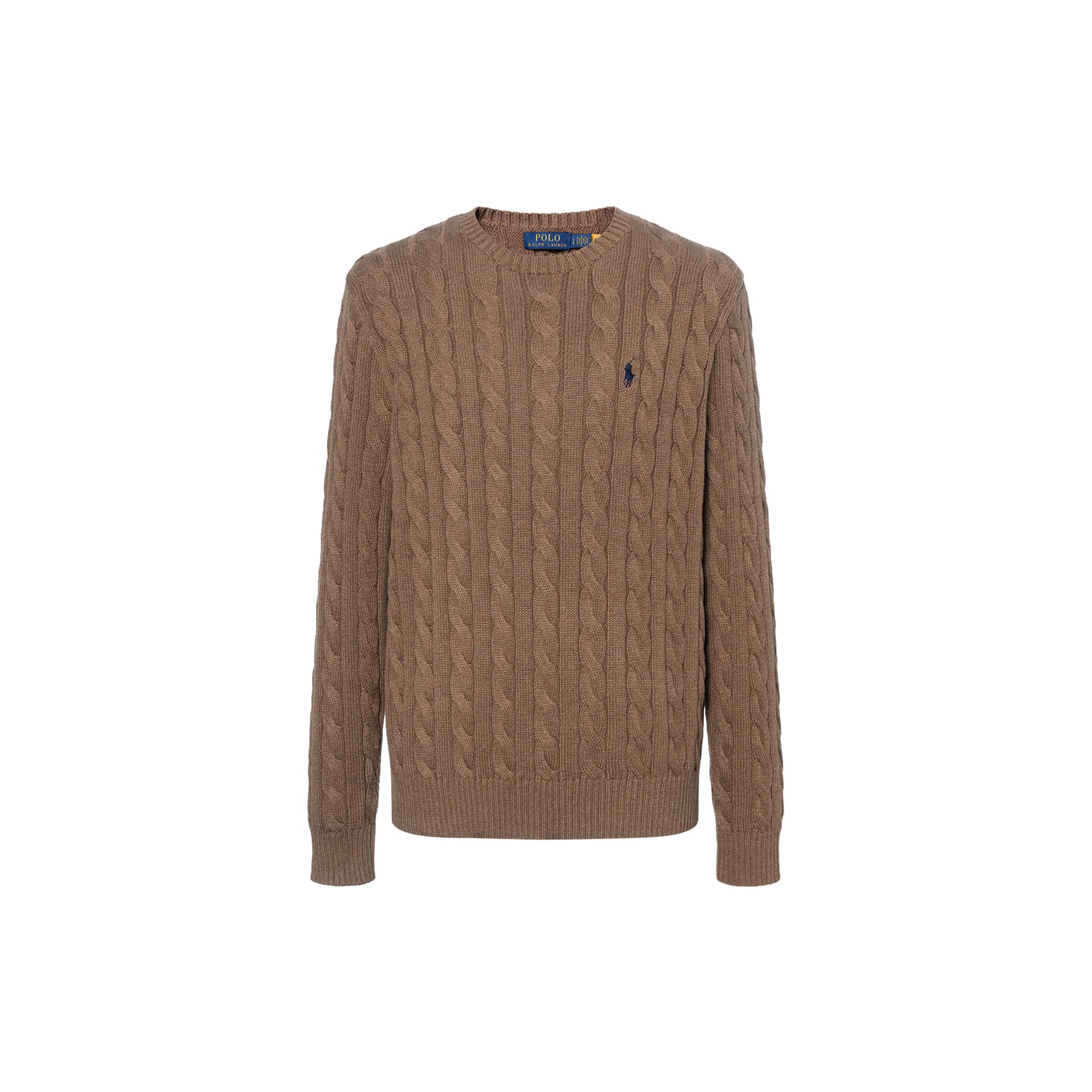 Polo Ralph Lauren FW24 Трикотаж Стандартный Размер Мужской Коричневый - изображение 1