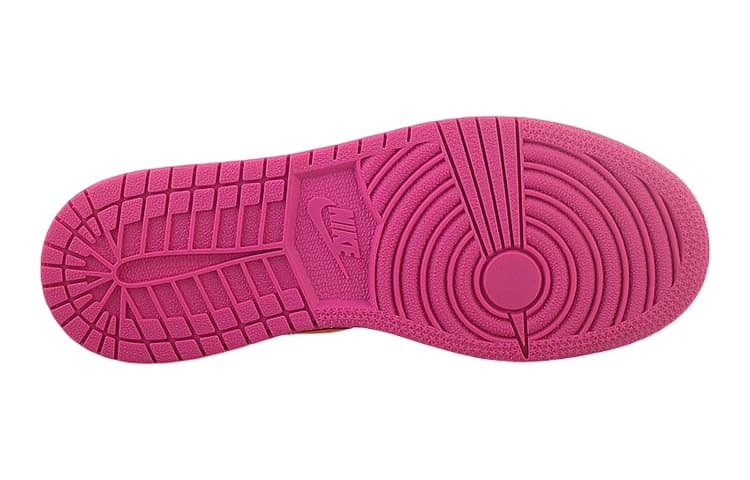 Кроссовки для баскетбола Jordan Air Jordan 1 Mid Bright Citrus GS - изображение 5