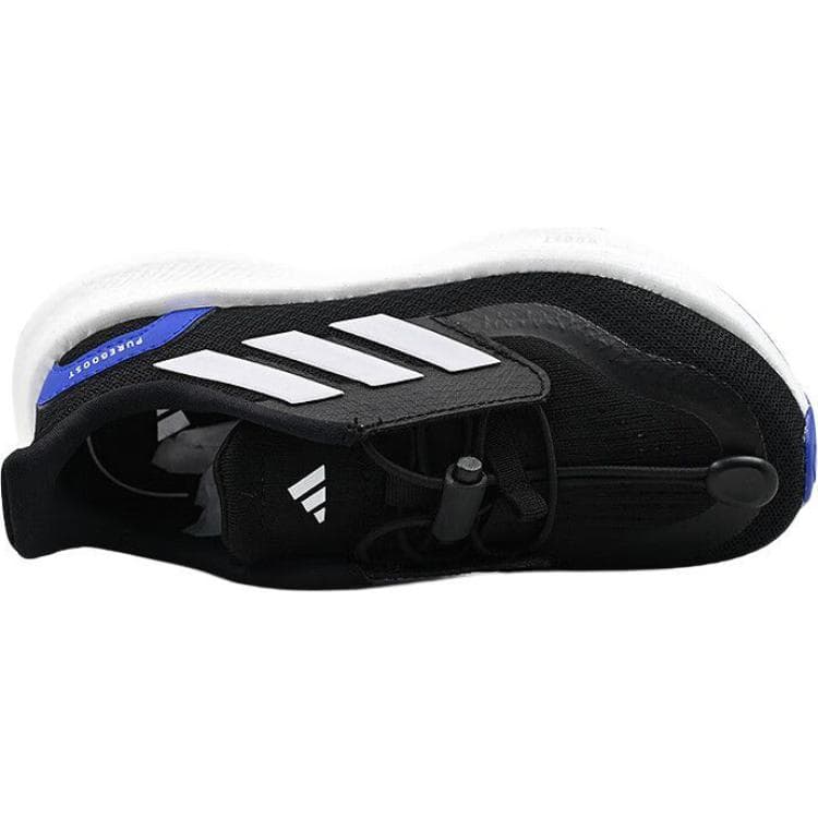 Кроссовки Adidas PUREBOOST 5 Противоскользящие Устойчивые к истиранию Низкие Беговые кроссовки Черные Детские - изображение 6