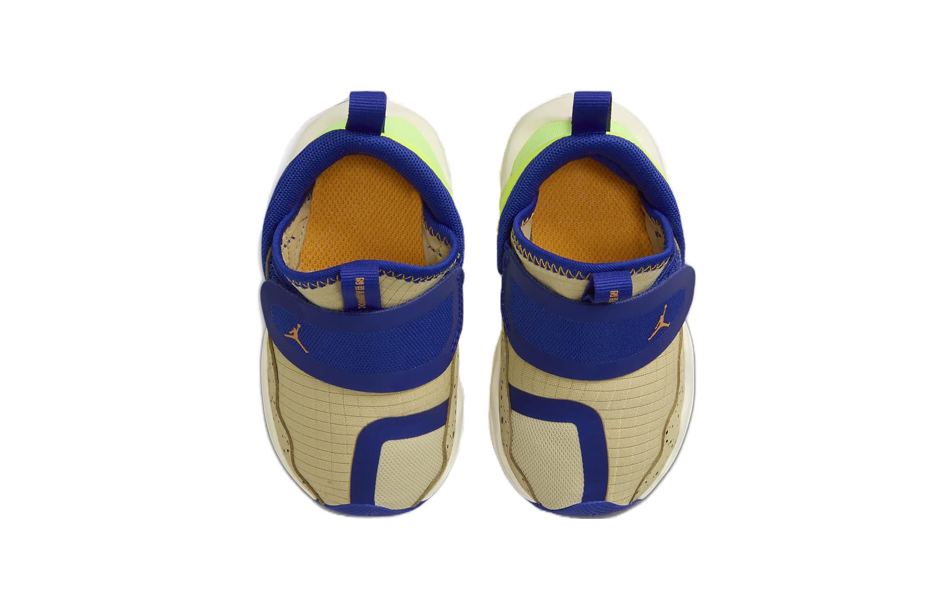 Кроссовки Jordan 23 7 SE TD Амортизация Поддержка Низкий Верх Обувь для Малышей Коричневый Синий Зеленый Для Младенцев и Малышей - изображение 4