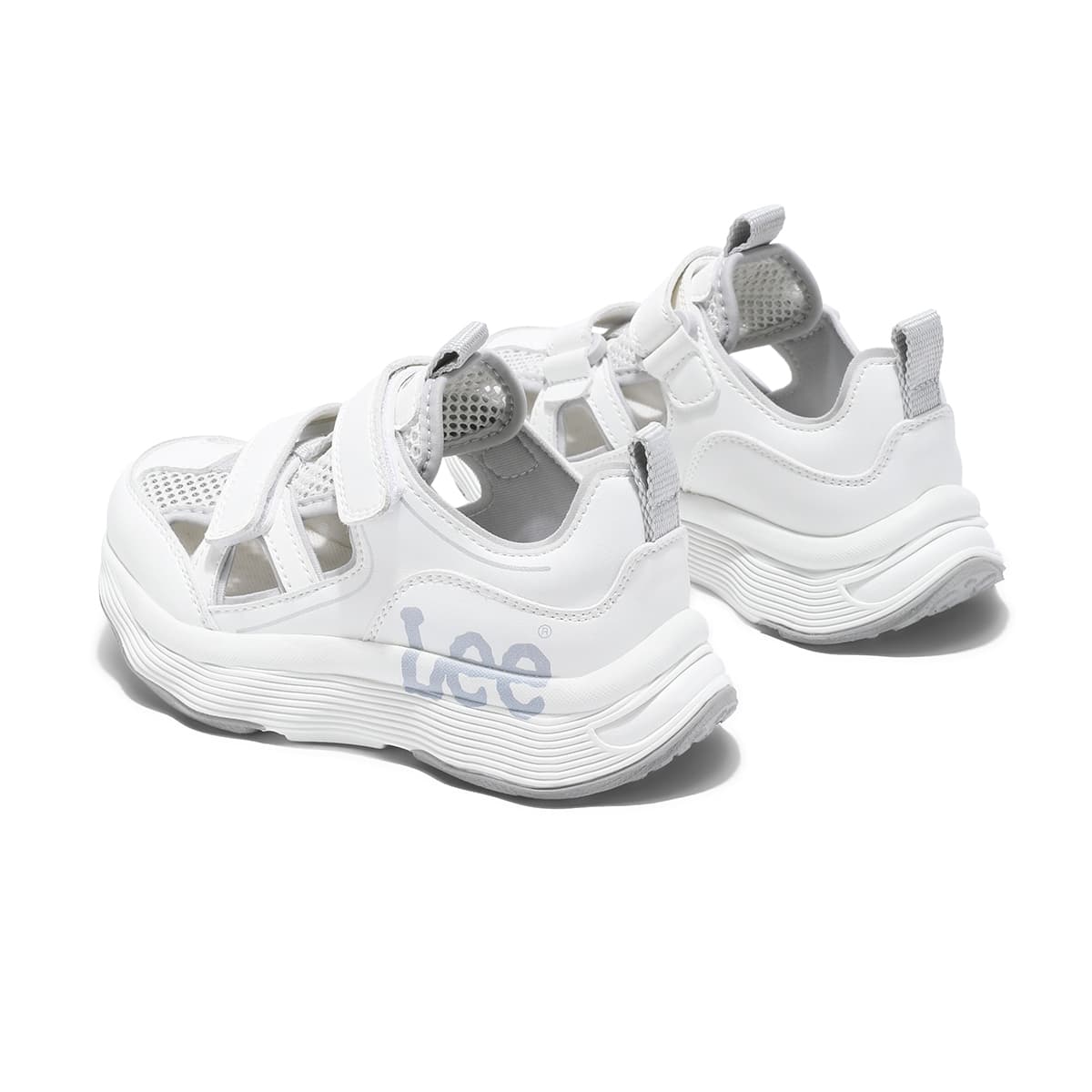 Сандалии LEE KIDS Сетчатая ткань Low Топ Сандалии Серый Детский - изображение 4