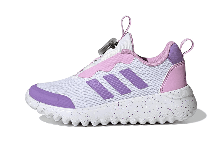 Кроссовки Adidas ActiveFlex BOA 3,0 Дышащие Низкие Кроссовки для Беговых Занятий Детские Белые Фиолетовые Детские - изображение 1