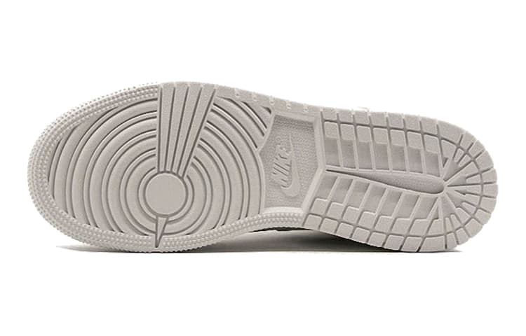 Кроссовки для баскетбола Jordan Air Jordan 1 Mid Multi-Color Swoosh Phantom GS - изображение 6