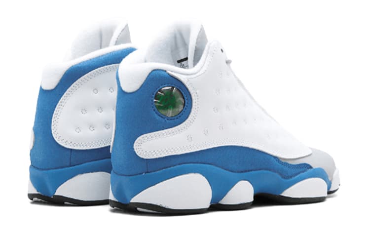 Кроссовки для баскетбола Jordan Air Jordan 13 Retro White Italy Blue GS 2017 - изображение 5