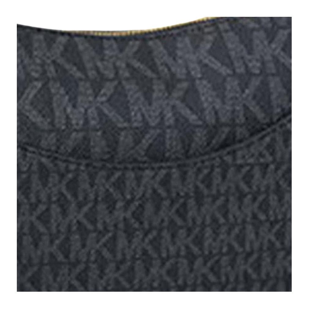 Мини-сумка MICHAEL KORS Dover Покрытый холст Сумка через плечо Средняя Женская Черная - изображение 6