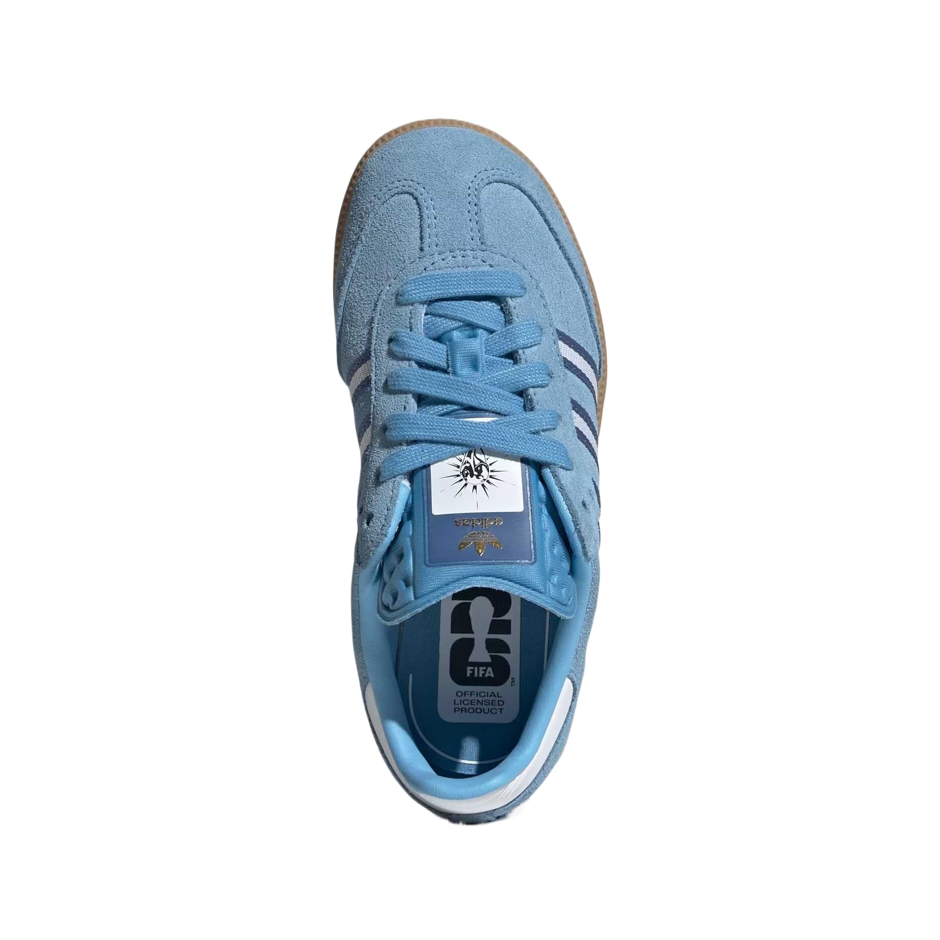 Кроссовки Adidas Originals Samba OG Кожа Скейтборд Обувь Черный Детский - изображение 3
