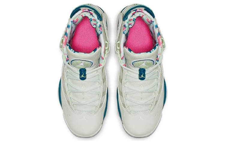 Кроссовки для баскетбола Jordan Air Jordan 6 Rings Green Abyss GS - изображение 6