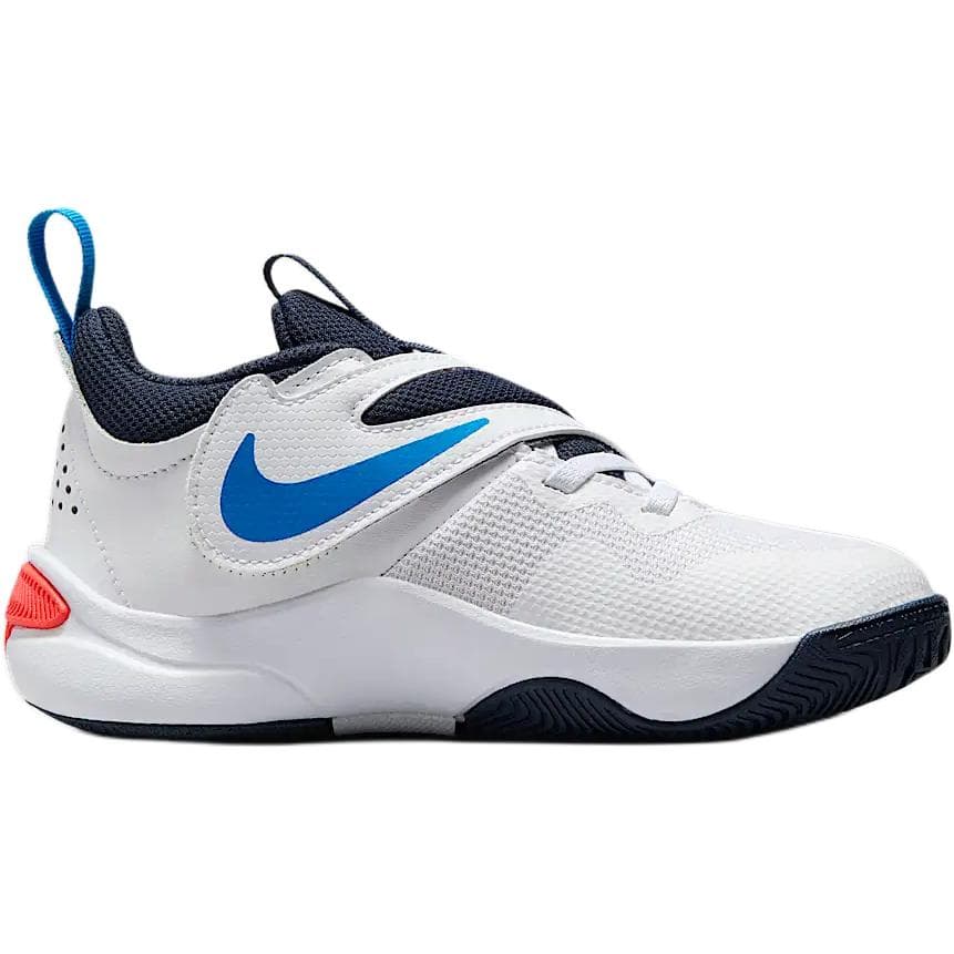 Кроссовки для баскетбола Nike Team Hustle D 11 Кожа Низкие Детские Баскетбольные Кроссовки Белые Малыш - изображение 2