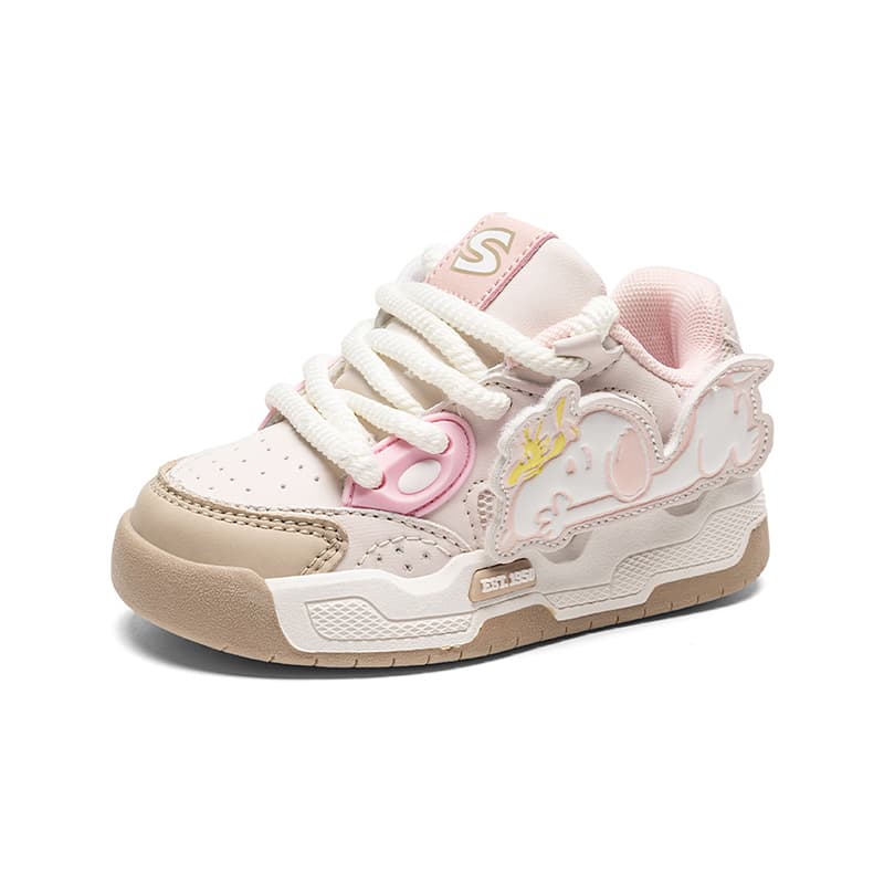 Кроссовки SNOOPY PILOT Low Top Детская повседневная обувь Розовый Цветок Вишня - изображение 2