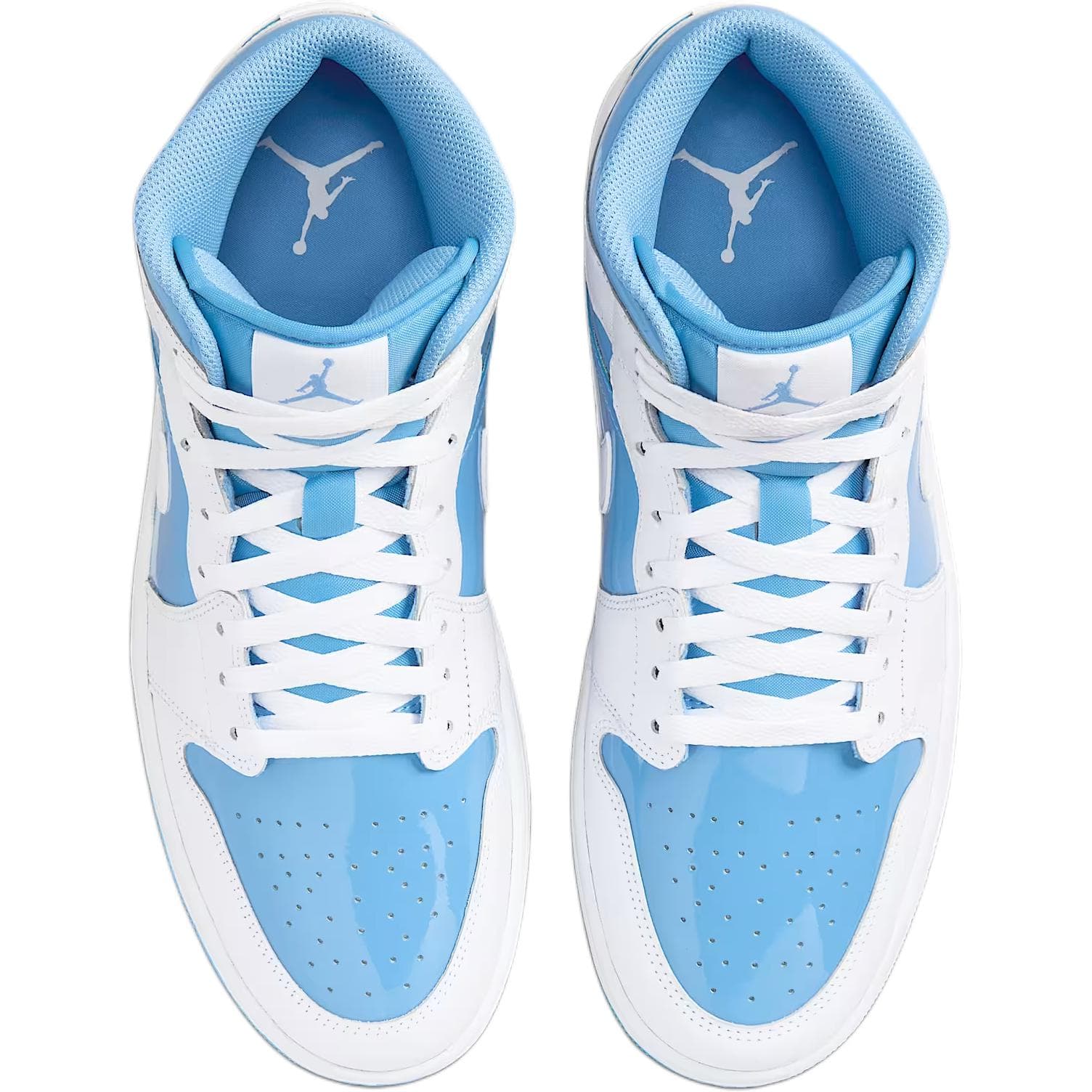 Кроссовки Jordan Air Jordan 1 High Топ Повседневная обувь Синий Белый Унисекс - изображение 4