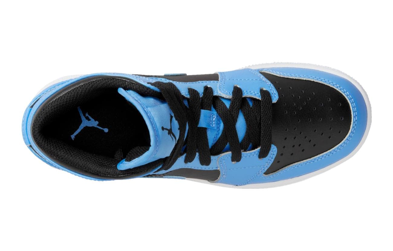 Кроссовки для баскетбола Jordan Air Jordan 1 Mid University Blue GS - изображение 6