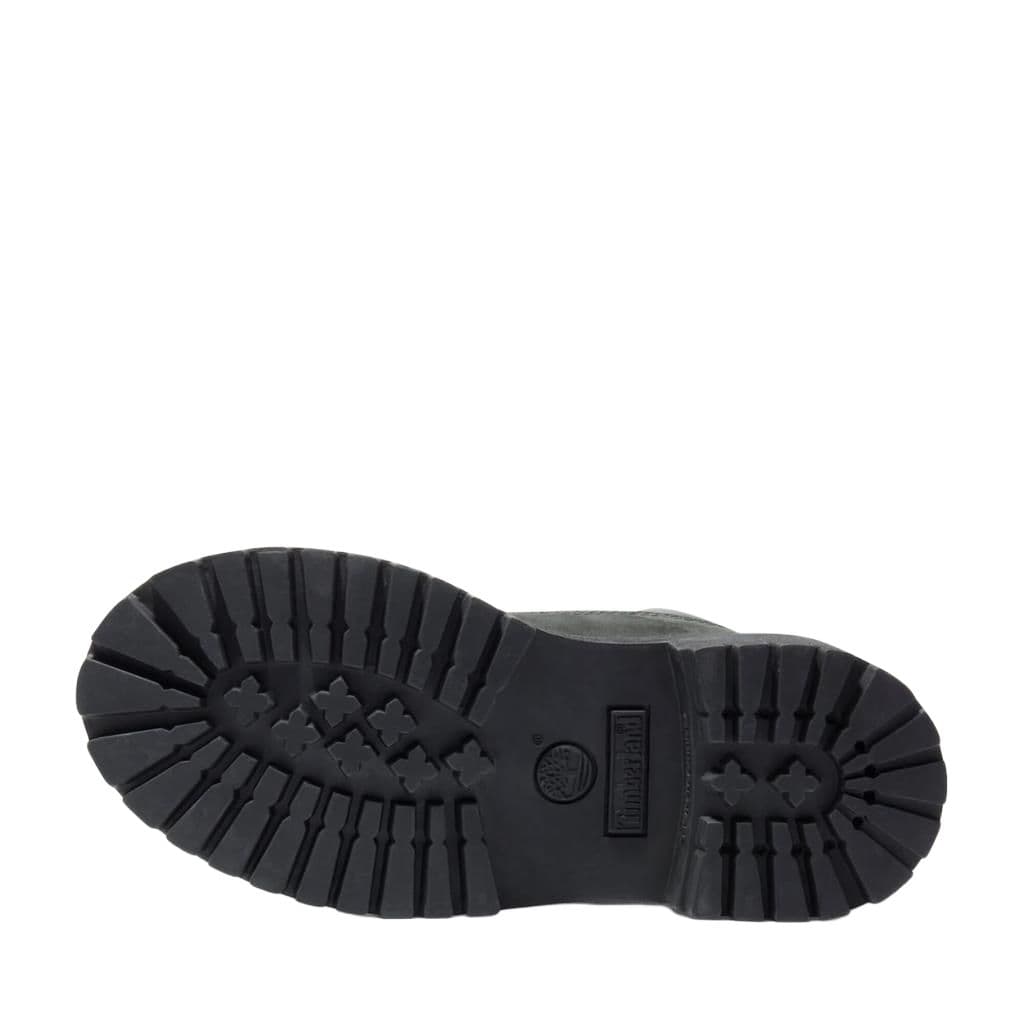 Timberland 6 Inch Кожа Водонепроницаемый Высокий Верх Детские Ботинки Черные Детские - изображение 5