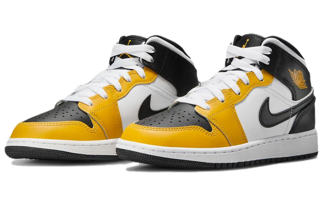 Ретро баскетбольные кроссовки Jordan Air Jordan 1 Mid GS - изображение 3