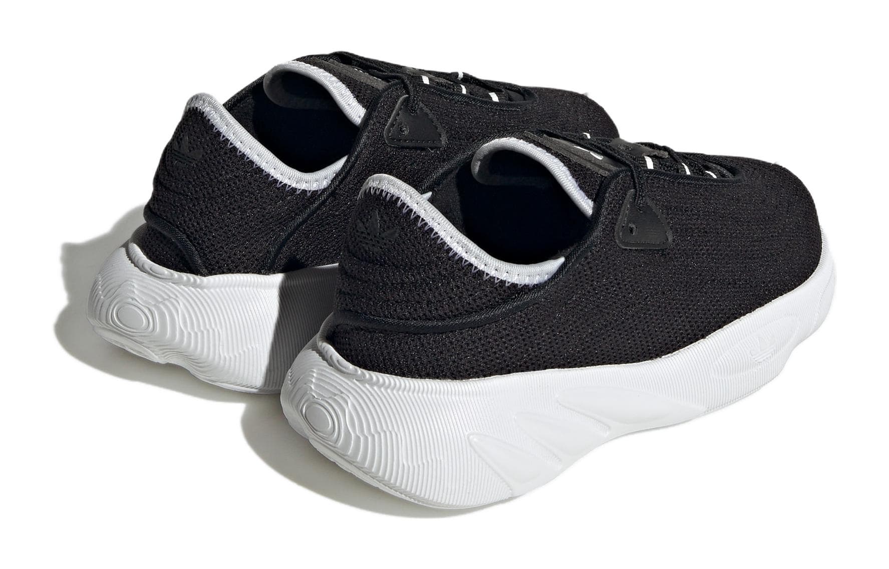 Кроссовки Adidas Originals AdiFOM SLTN Устойчивый к истиранию Низкий верх Детская повседневная обувь Черный Белый Детский - изображение 3