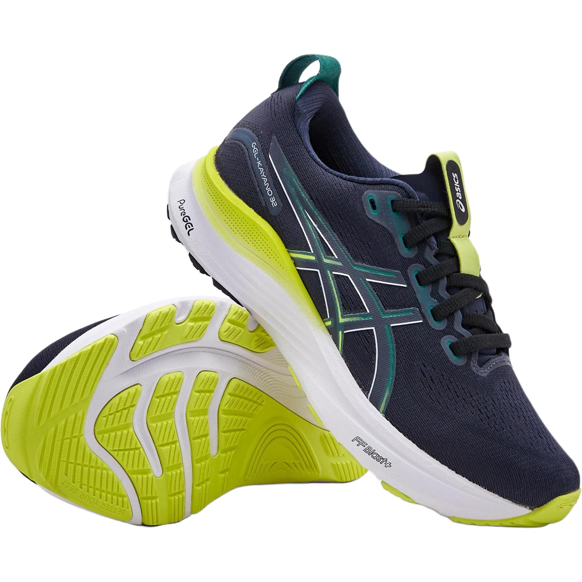 Кроссовки ASICS Gel Kayano 32 Low Топ Детская Беговая Обувь Черная Детская - изображение 5