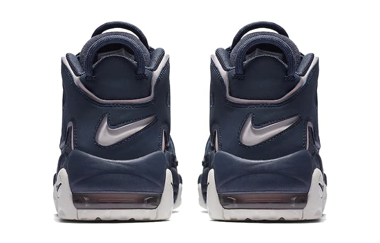 Кроссовки для баскетбола Nike Air More Uptempo Thunder Blue GS - изображение 7