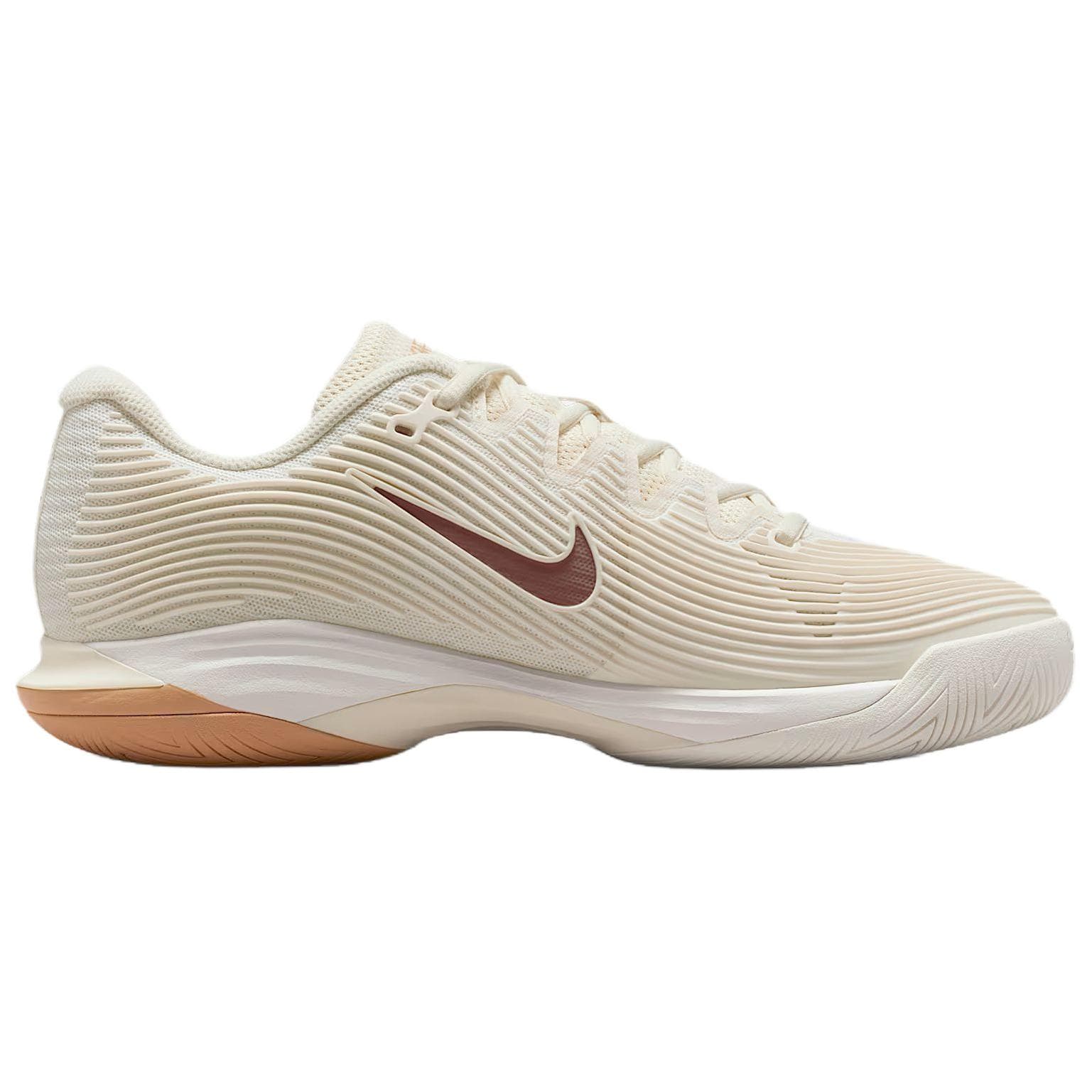 Кроссовки для тенниса Nike Vapor 12 Low Топ Теннисные Кроссовки Женские Экрю - изображение 2