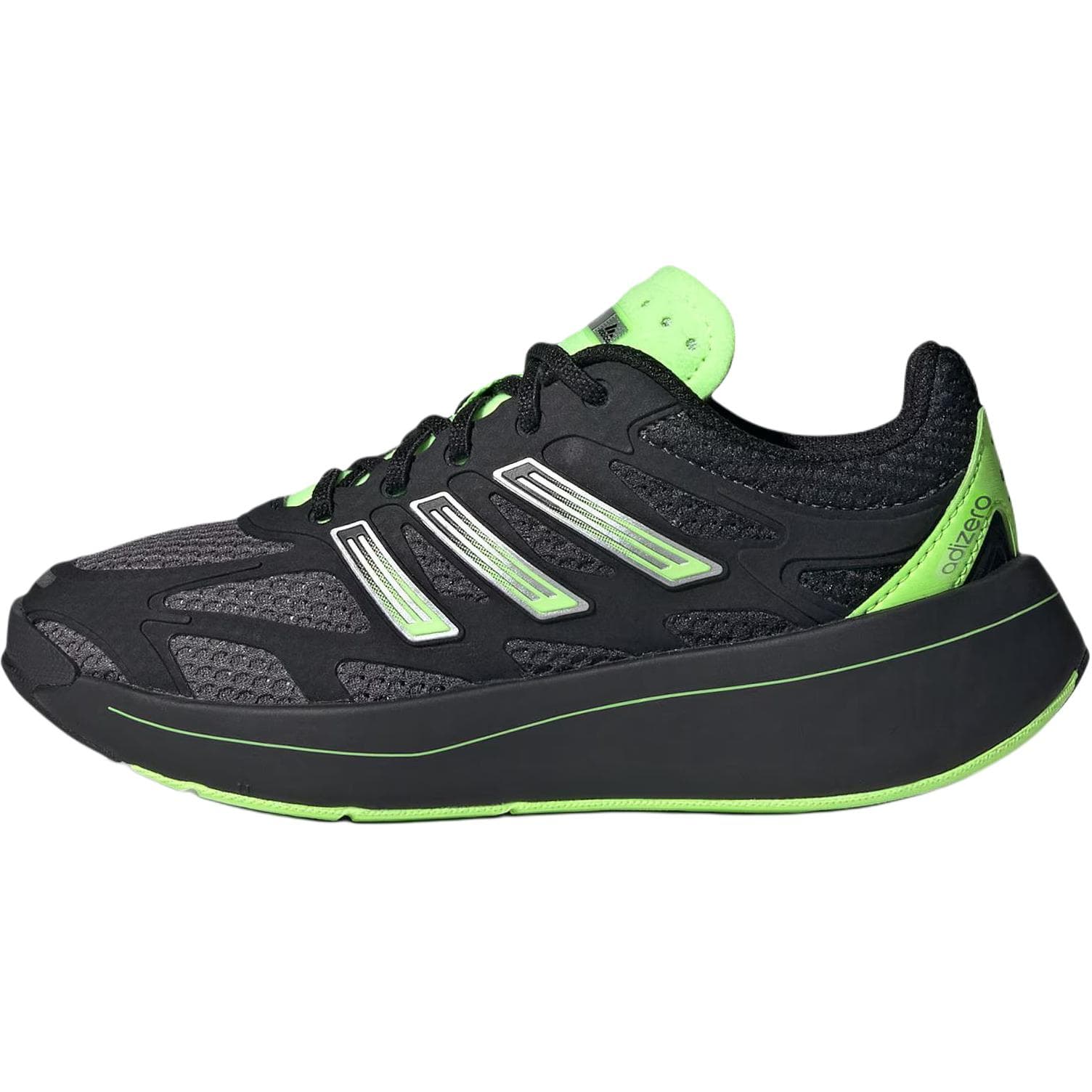Кроссовки Adidas Adizero Aruku Классический и универсальный Low Топ Детские беговые кроссовки Черно-зеленый Детский - изображение 1