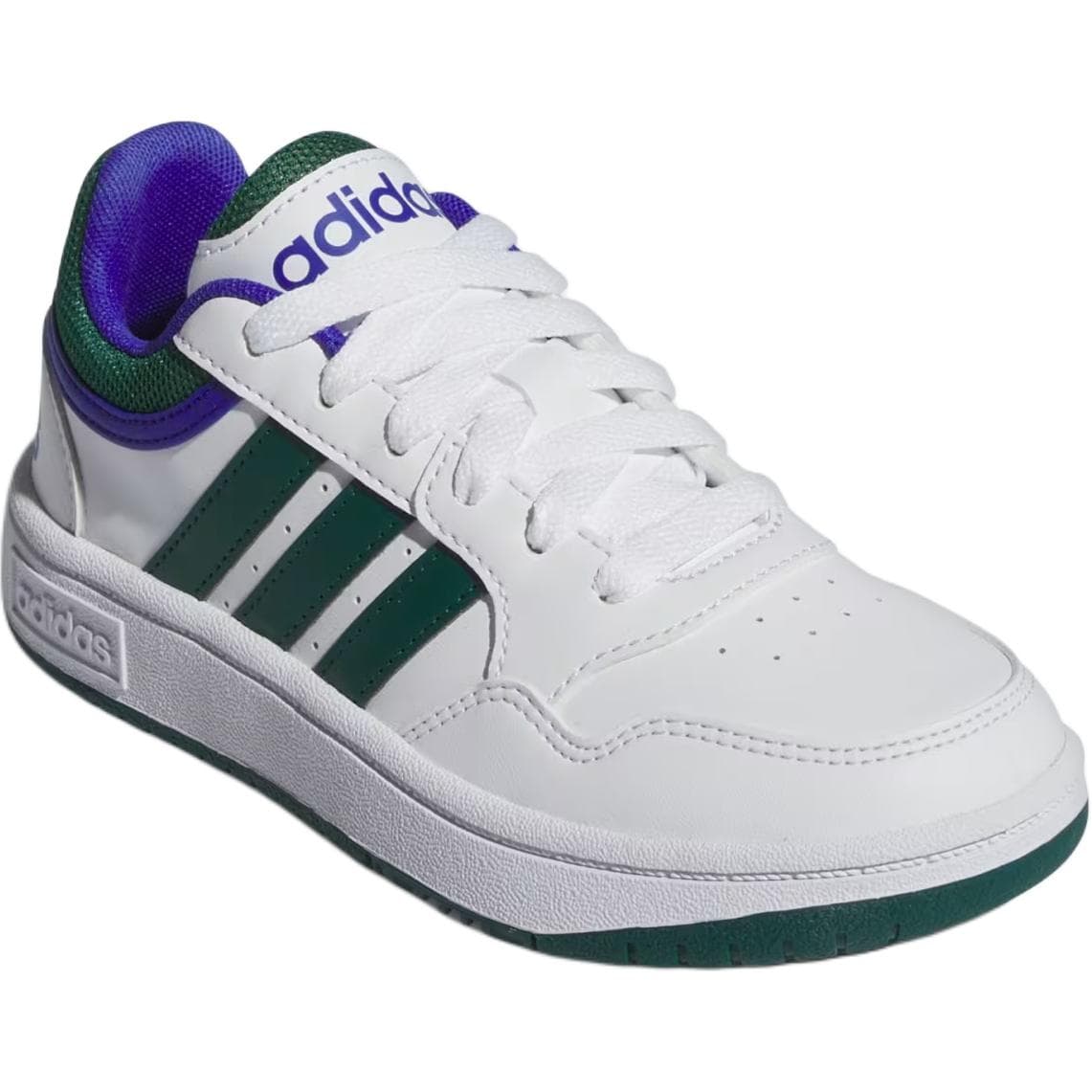 Кроссовки для баскетбола Adidas Hoops Low Топ Детская Баскетбольная Обувь Белая Малыш - изображение 3