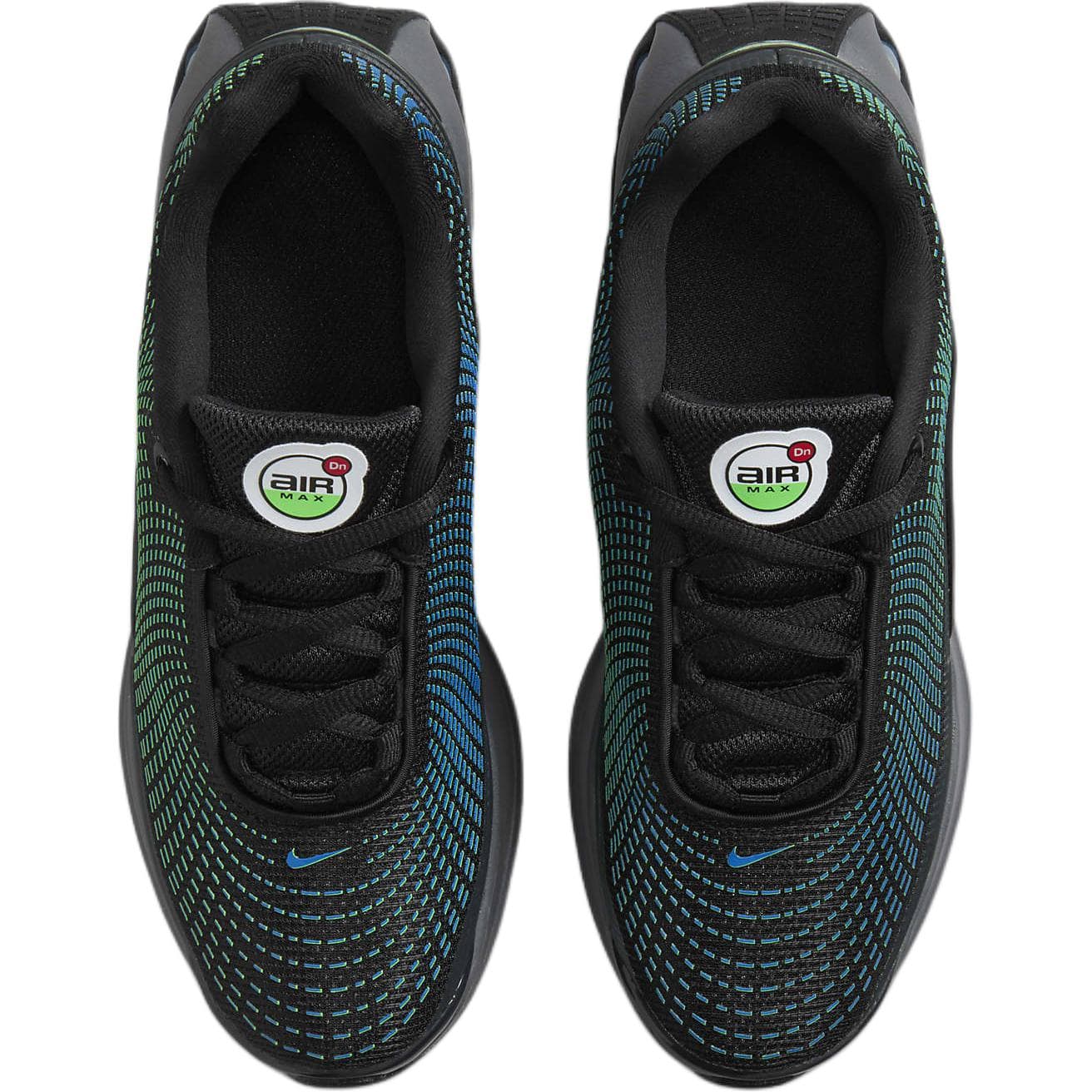 Кроссовки Nike Air MAX DN Комфортные Низкие Кроссовки для Беговых Занятий Детские Черные Зеленые Малыш - изображение 4