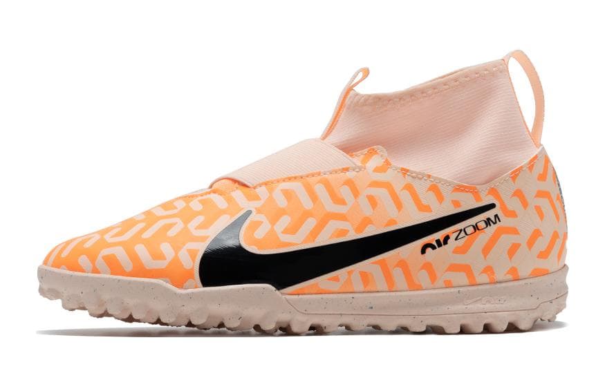 Бутсы Nike Mercurial Superfly 9 Амортизация MID Топ Футбольные бутсы Апельсин Детские - изображение 1