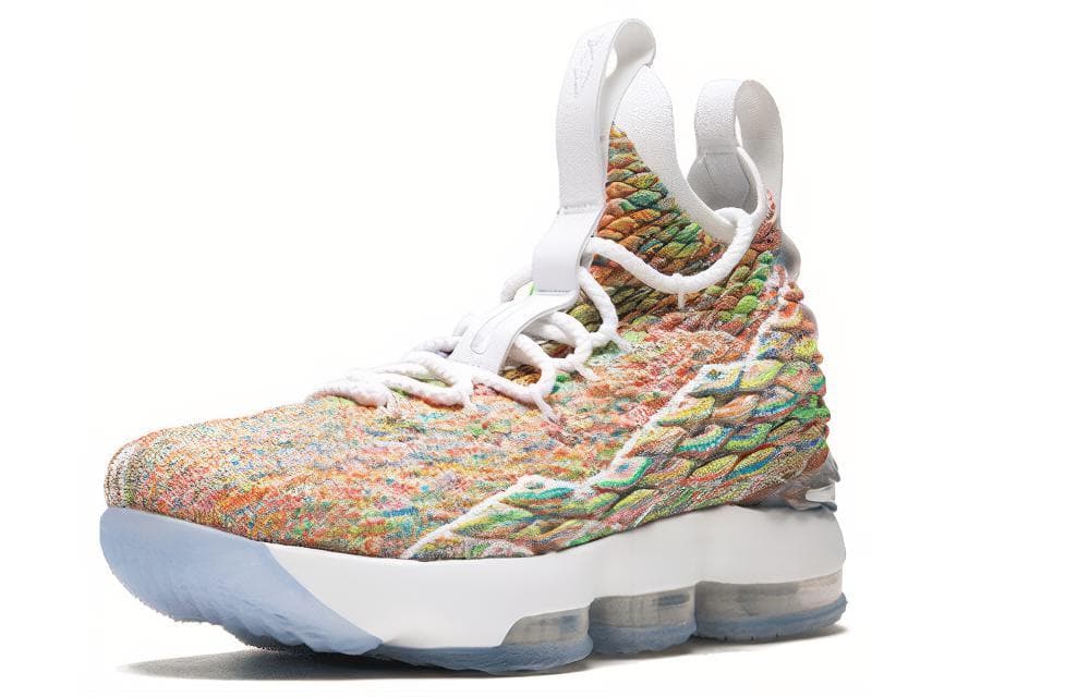 Кроссовки для баскетбола GS Nike LeBron 15 "Fruity Pebbles" - изображение 3