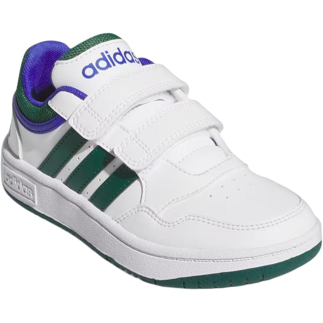 Кроссовки для баскетбола Adidas HOOPS Lifestyle Поддержка Низкие Кеды Детские Баскетбольные Кроссовки Белые Детские - изображение 3