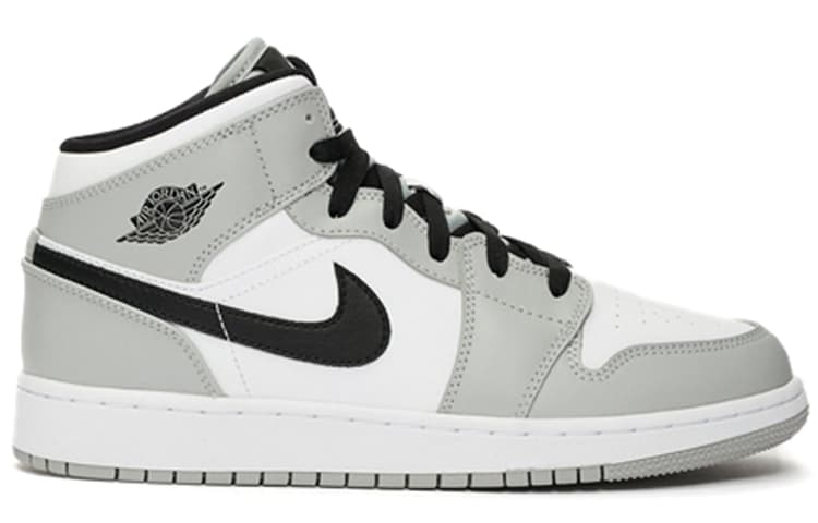Кроссовки для баскетбола Jordan Air Jordan 1 Mid "LT Smoke Gray"Dior GS - изображение 8