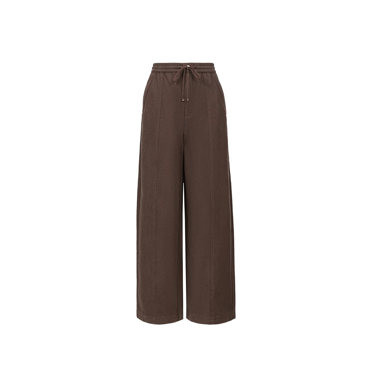 Штаны Only E09 Rain Drum Brown Women's Casual Pants - изображение 1