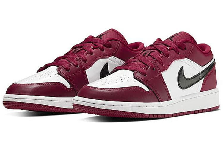 Кроссовки для баскетбола Jordan Air Jordan 1 Low "Noble Red" GS - изображение 5