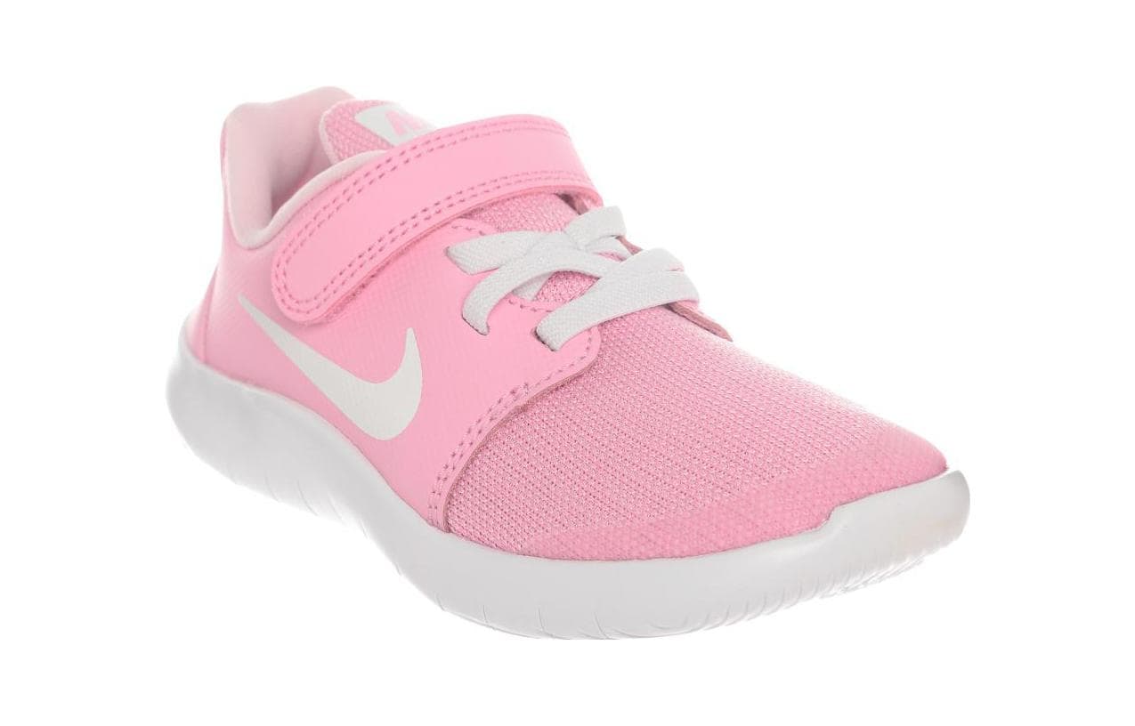 Кроссовки Nike Flex Contact 2 Антислип Резистентные к Износу Детские Повседневные Кроссовки Розовые - изображение 3