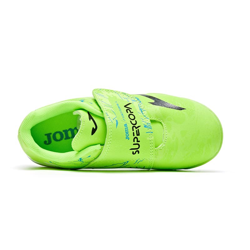 Бутсы Joma Синтетическая кожа Низкие футбольные бутсы для детей Неоновый зеленый - изображение 4