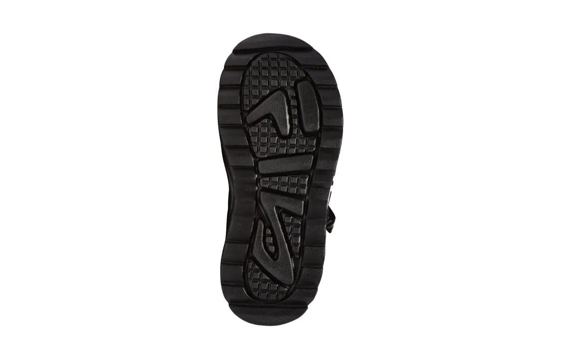 Сандалии FILA KIDS Танк Слип-резистентная амортизация Дышащие Слип-резистентные амортизирующие Дышащие Детские сандалии Черные - изображение 5