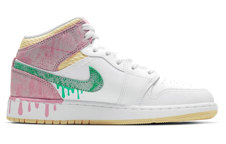 Кроссовки для баскетбола Jordan Air Jordan 1 Mid GS - изображение 6