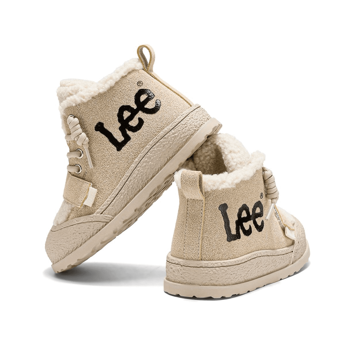 lee С флисовой подкладкой Теплоизоляционный Fashion Versatile Детские утепленные и зимние ботинки Хаки - изображение 7