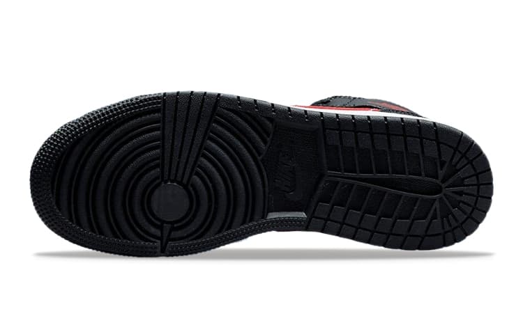 Кроссовки для баскетбола Jordan Air Jordan 1 Mid Alternate Bred Toe GS - изображение 8