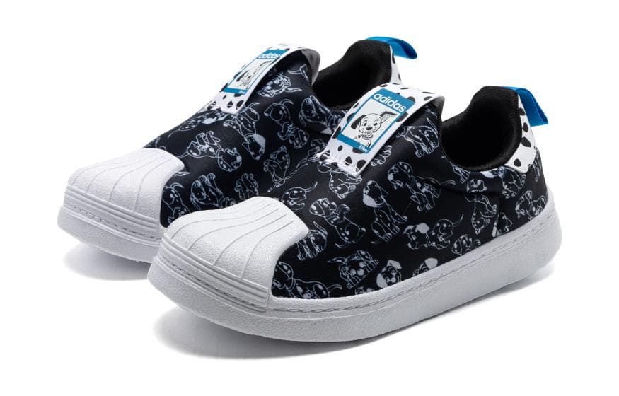 Кроссовки Adidas Originals SUPERSTAR 360 С Аbrasion Resistant Низкий Топ Детские Скейтбординги Черный Детский - изображение 2
